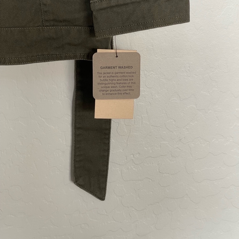Levi’s SAFARI DENIM JACKET IN OLIVE size large - Picture 4 of 10